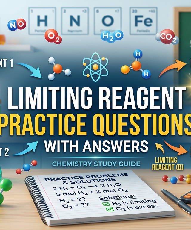 Limiting Reagent Practice Questions with Answers