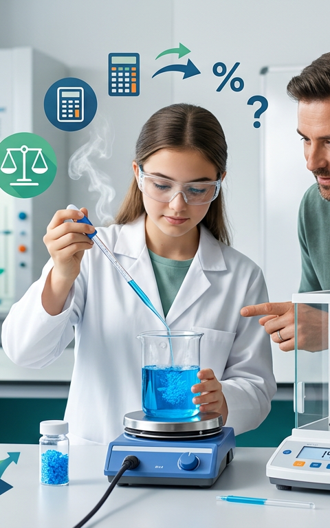 Stoichiometry vs. Reality: Calculating Percent Yield in Chemistry