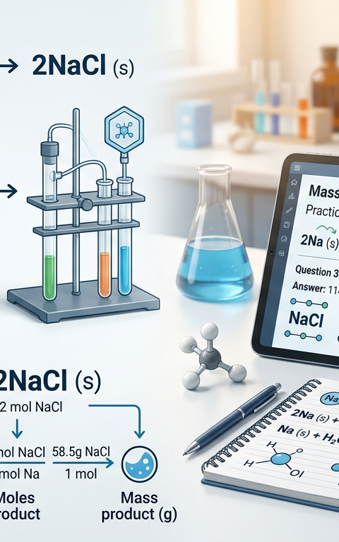 Mass-to-Mass Stoichiometry Practice Questions with Answers