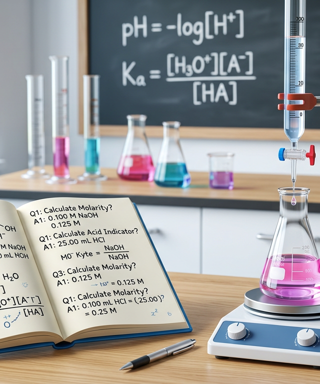 Acid-Base Titration Practice Questions with Answers
