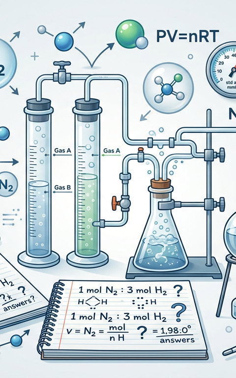 Gas Stoichiometry Practice Questions with Answers