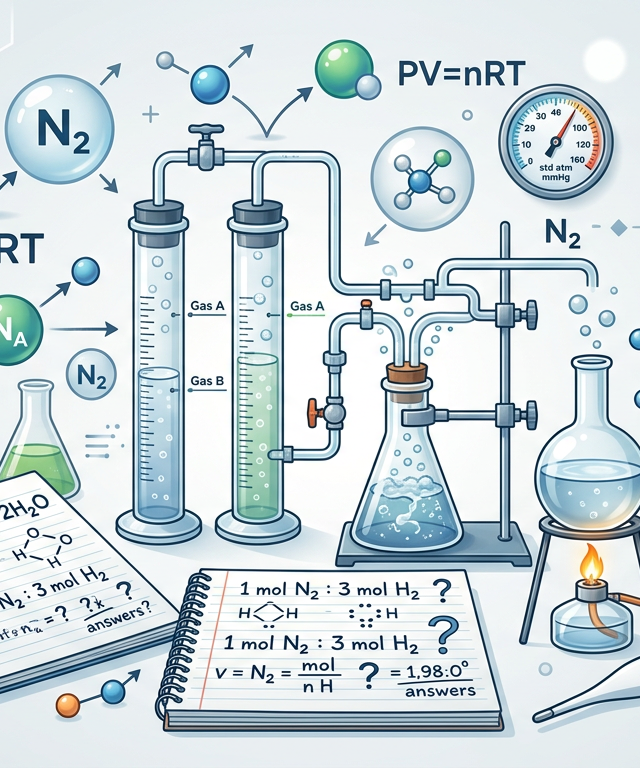 Gas Stoichiometry Practice Questions with Answers