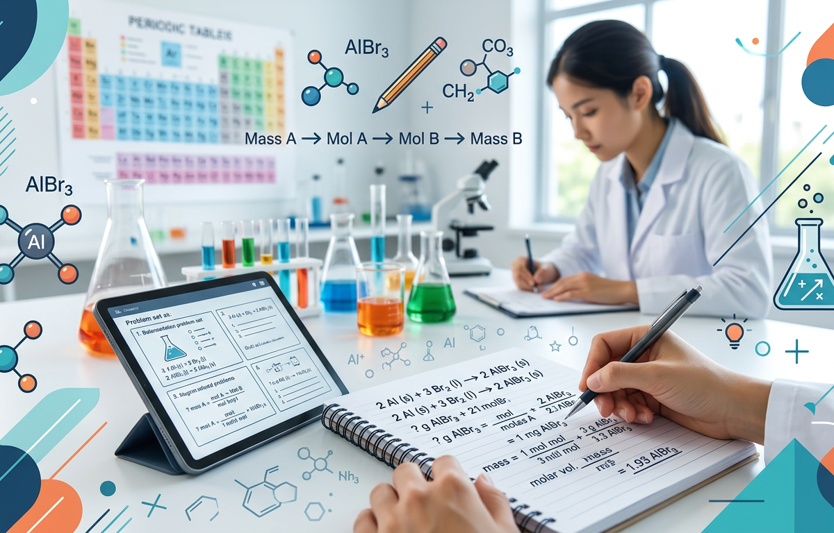 Stoichiometry Word Practice Questions with Answers