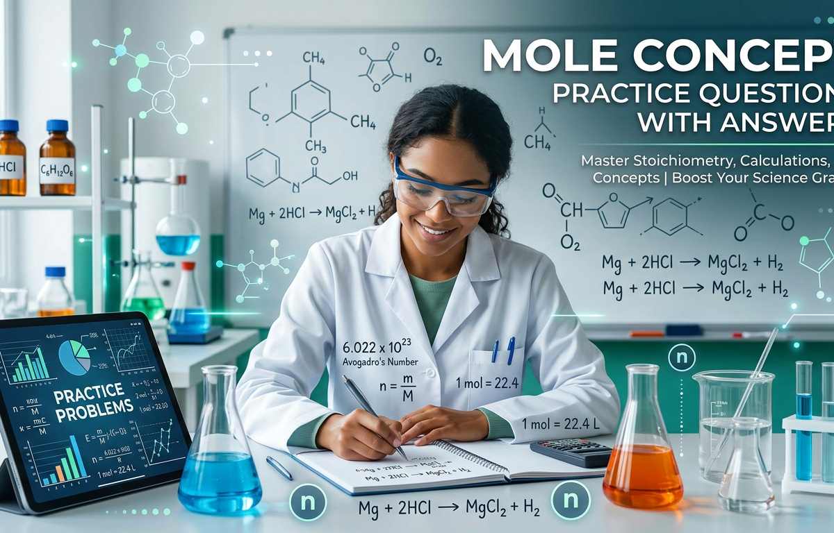 Mole Concept Practice Questions with Answers