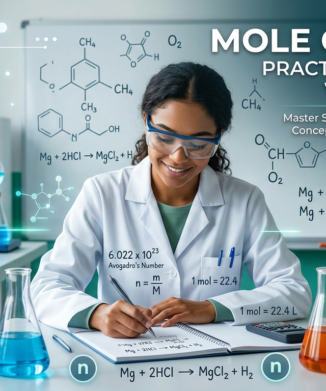 Mole Concept Practice Questions with Answers