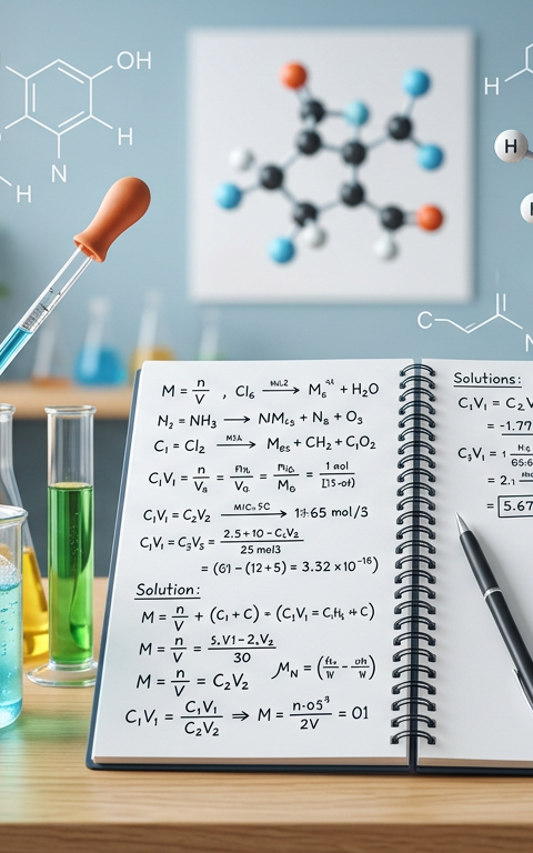 Hard Molarity Practice Questions