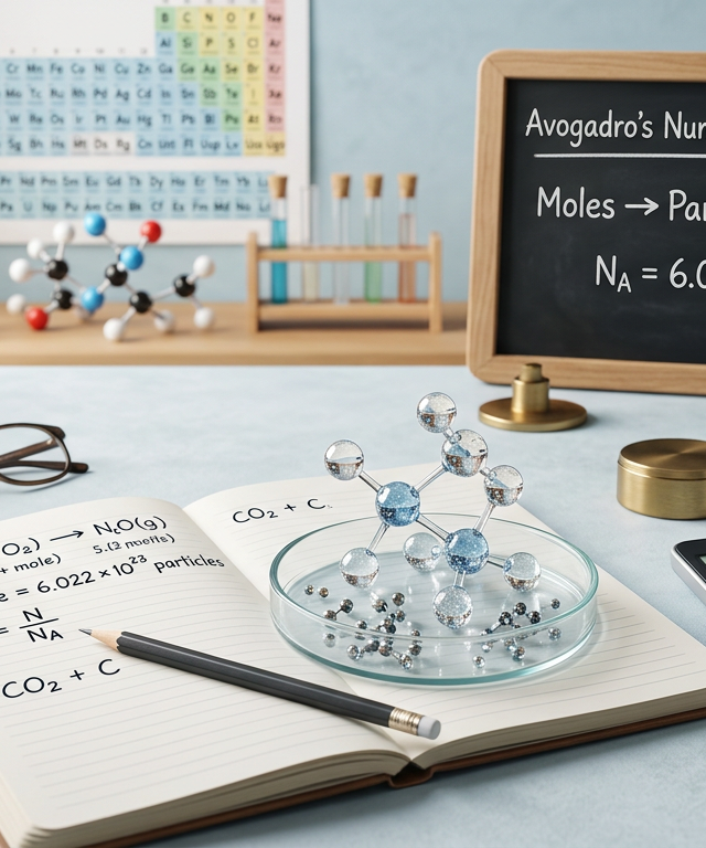 Avogadro’s Number Practice Questions with Answers