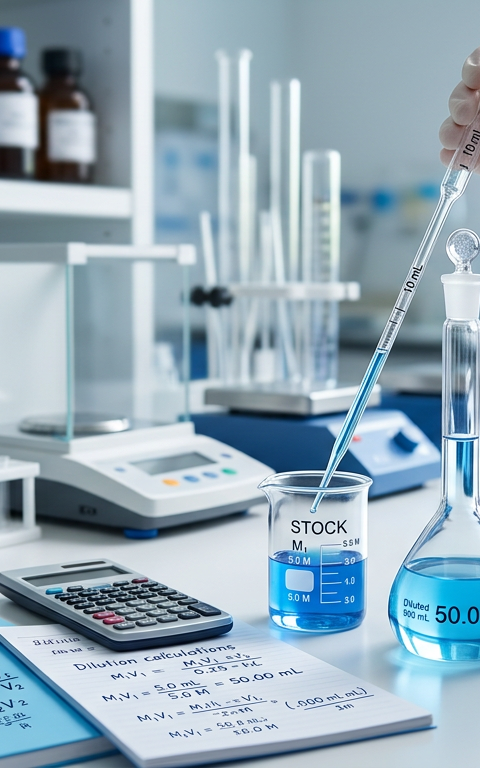 Mastering M1V1 = M2V2: Solving Complex Solution Dilutions