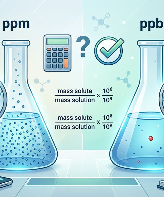 ppm and ppb Practice Questions with Answers