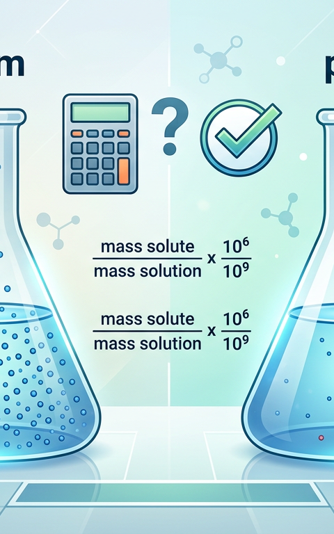Calculate Trace Concentrations: ppm and ppb Chemistry Problems