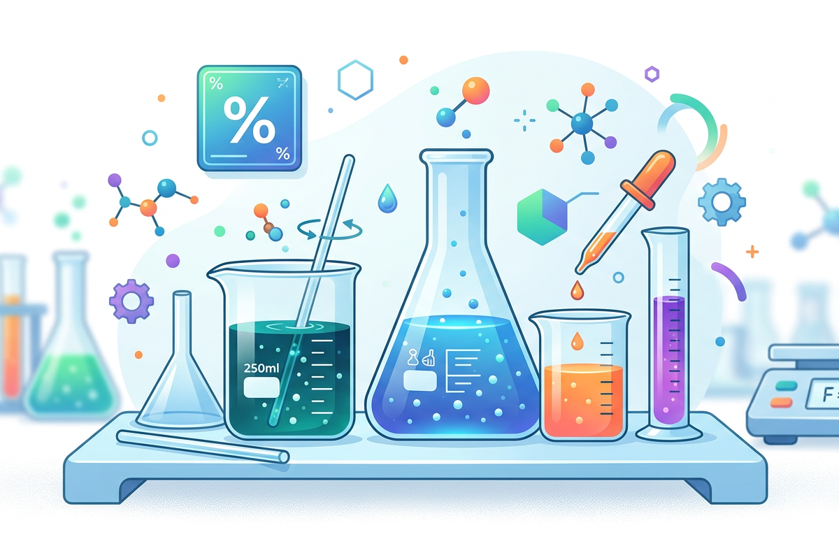 Easy Percent Concentration Practice Questions