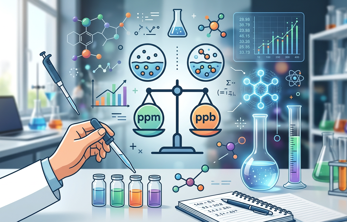 Easy ppm and ppb Practice Questions