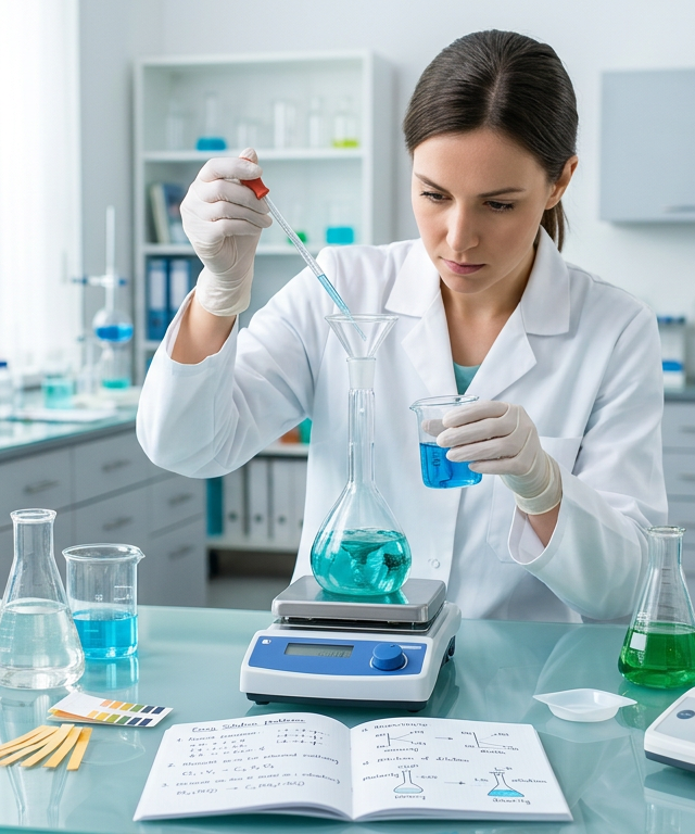 Easy Solution Preparation Practice Questions