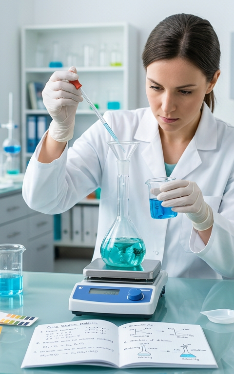 Stoichiometry of the Flask: Calculating Solute Mass and Dilutions