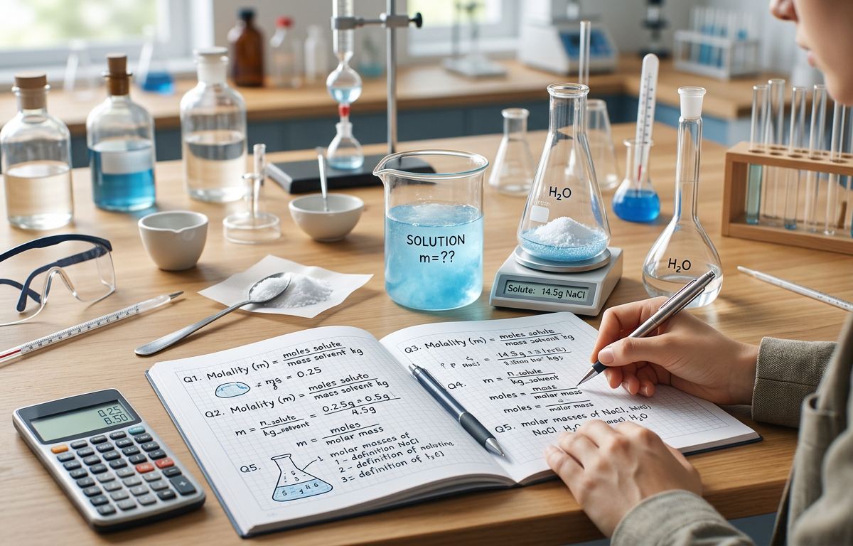 Medium Molality Practice Questions