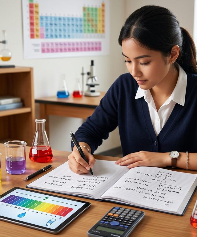 pH Calculation Practice Questions with Answers