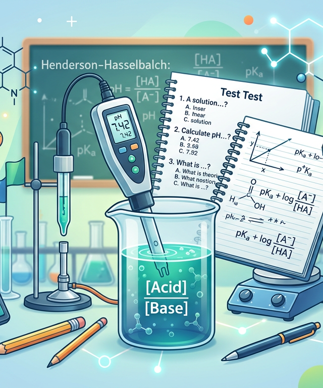 Henderson-Hasselbalch Equation Practice Questions with Answers