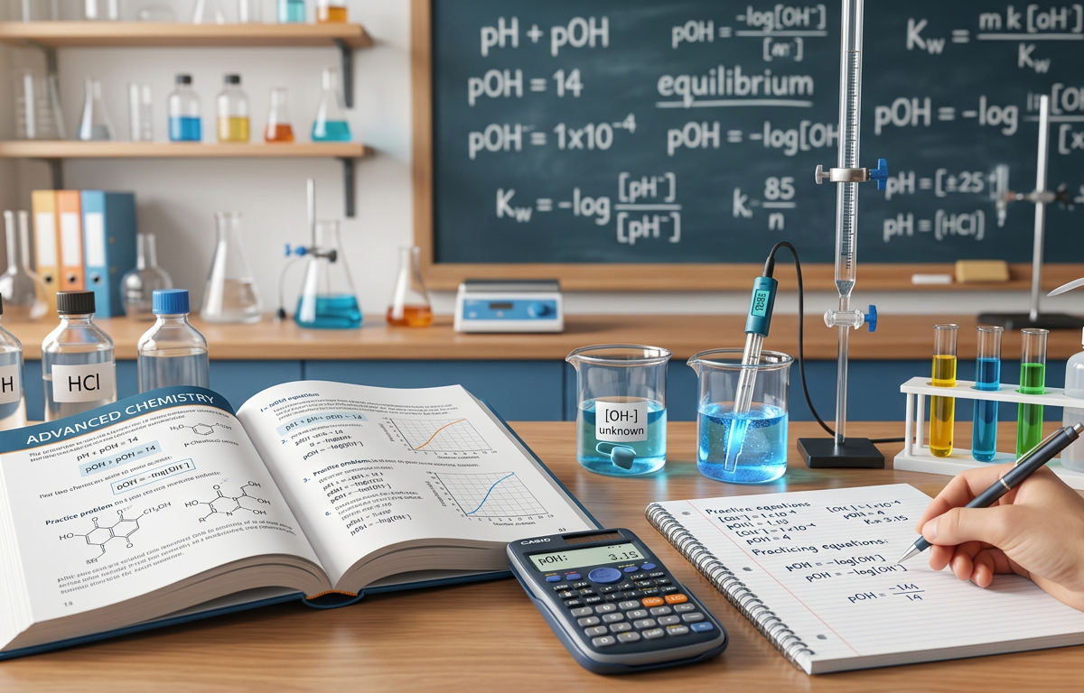Medium pOH Calculation Practice Questions