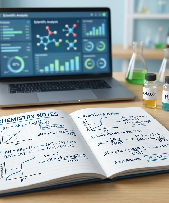 Medium Henderson-Hasselbalch Equation Practice Questions