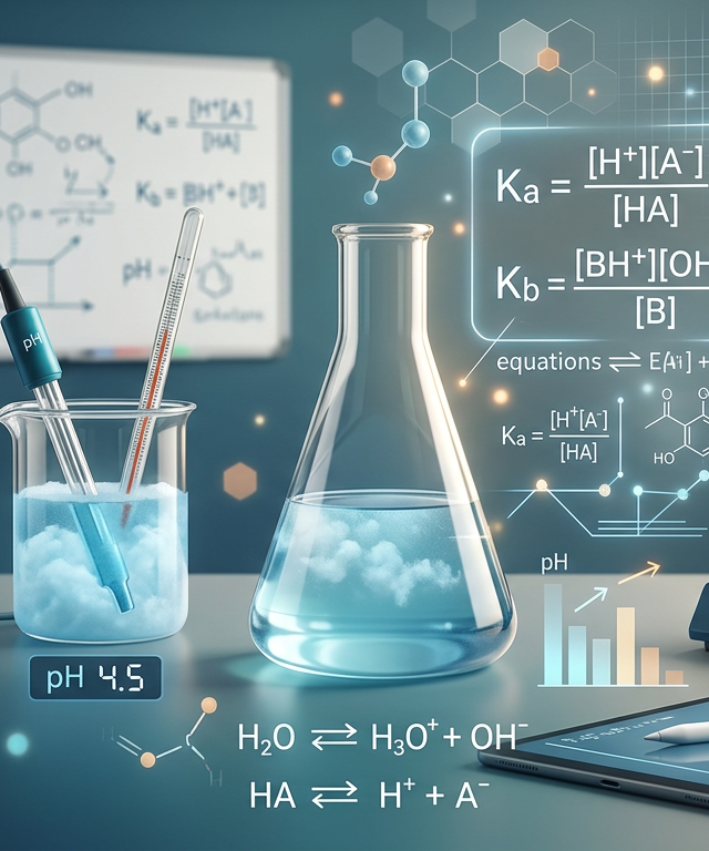 Medium Ka and Kb Calculations Practice Questions