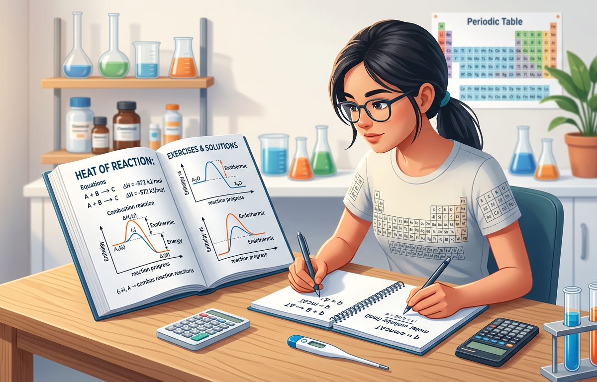 Heat of Reaction Practice Questions with Answers