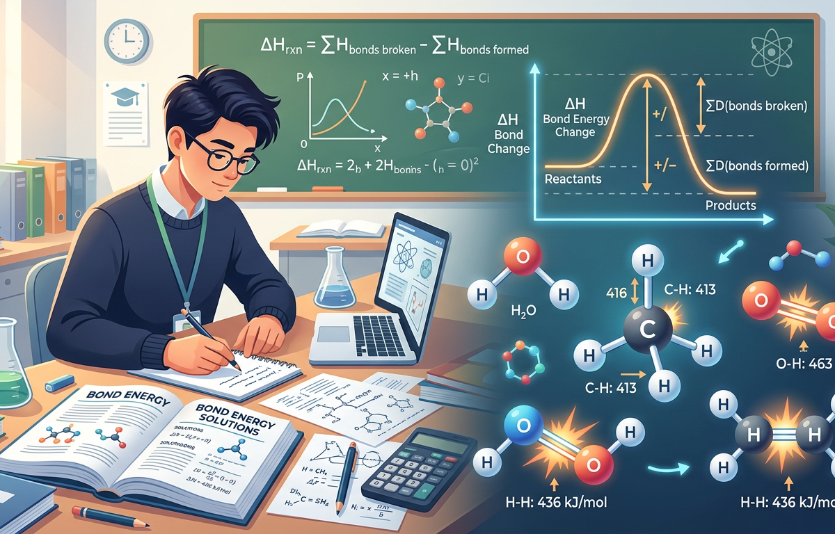 Calculating Enthalpy Changes Using Bond Enthalpy Data
