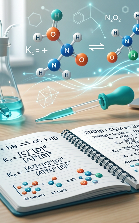Equilibrium Constant (Kc) Practice Questions with Answers