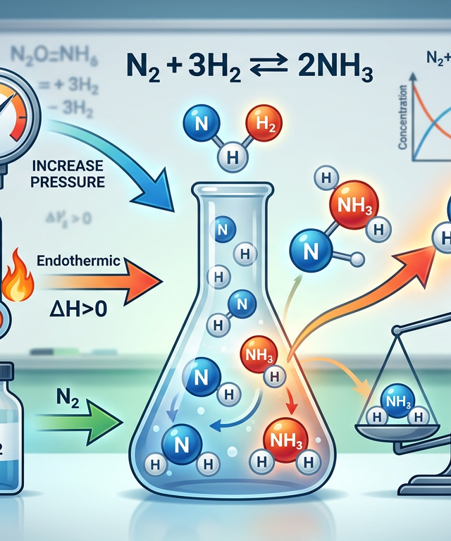 Medium Le Chatelier’s Principle Practice Questions