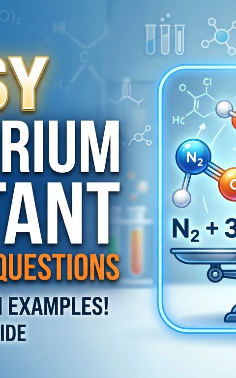 Easy Equilibrium Constant (Kc) Practice Questions