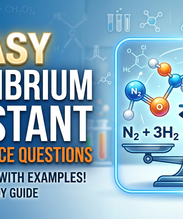 Easy Equilibrium Constant (Kc) Practice Questions