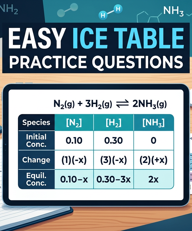 Easy ICE Table Practice Questions