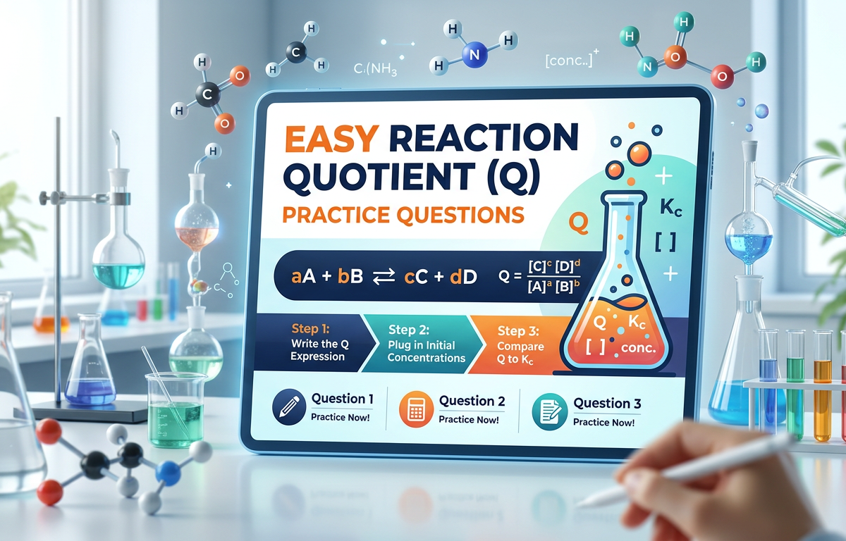 Predicting Reaction Direction: Q vs K Comparison Practice