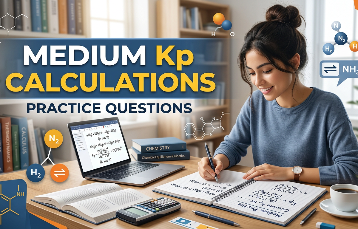 Medium Kp Calculations Practice Questions