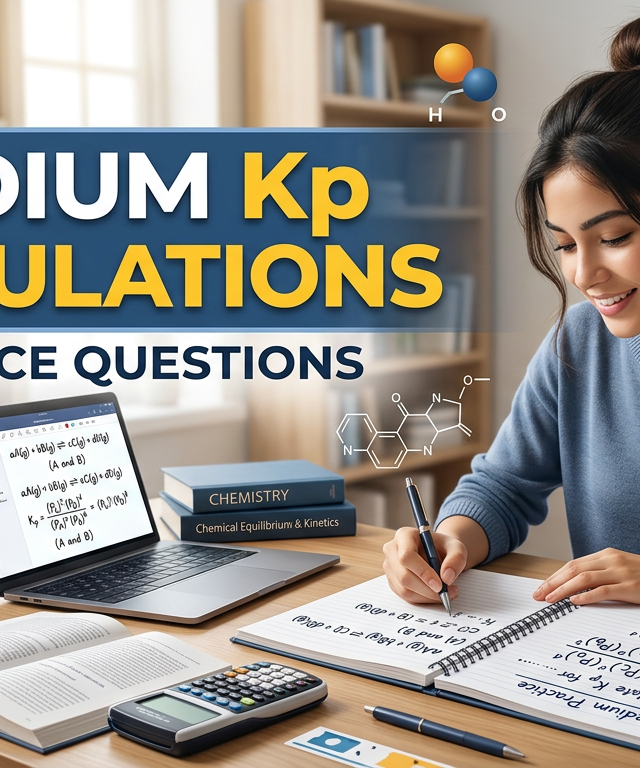 Medium Kp Calculations Practice Questions
