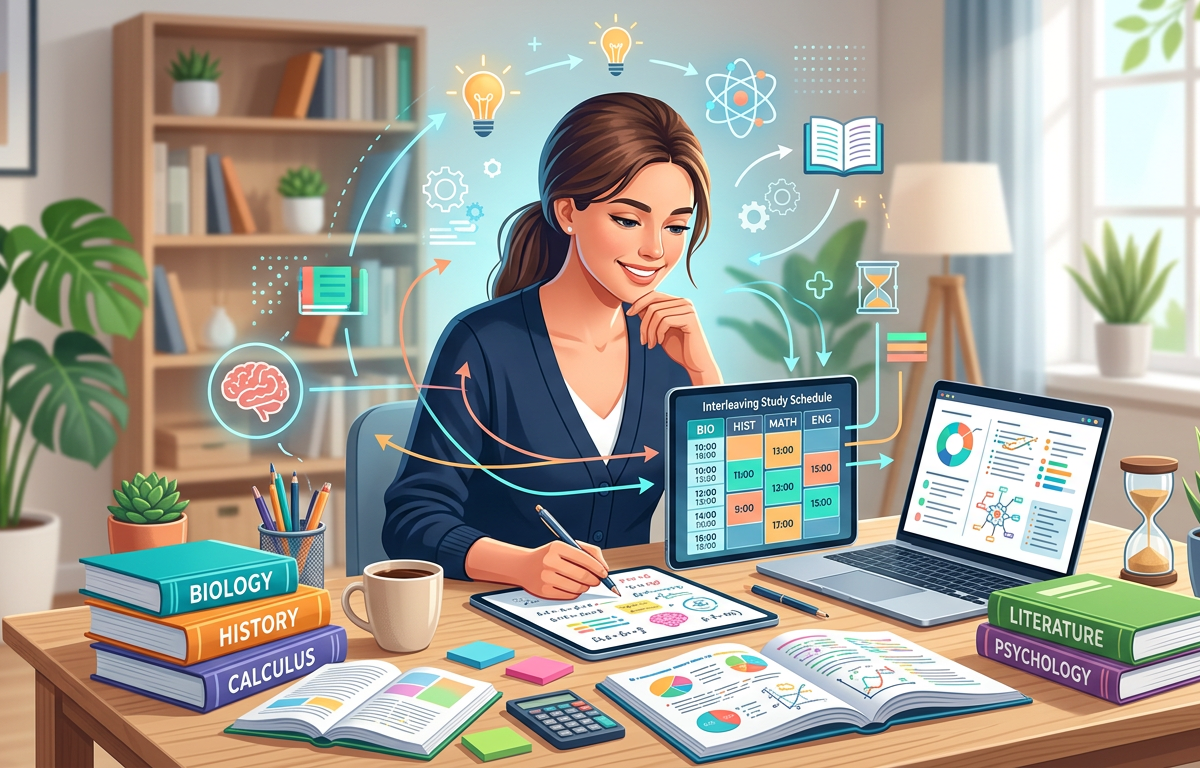 How to Study for Exams Using Interleaving