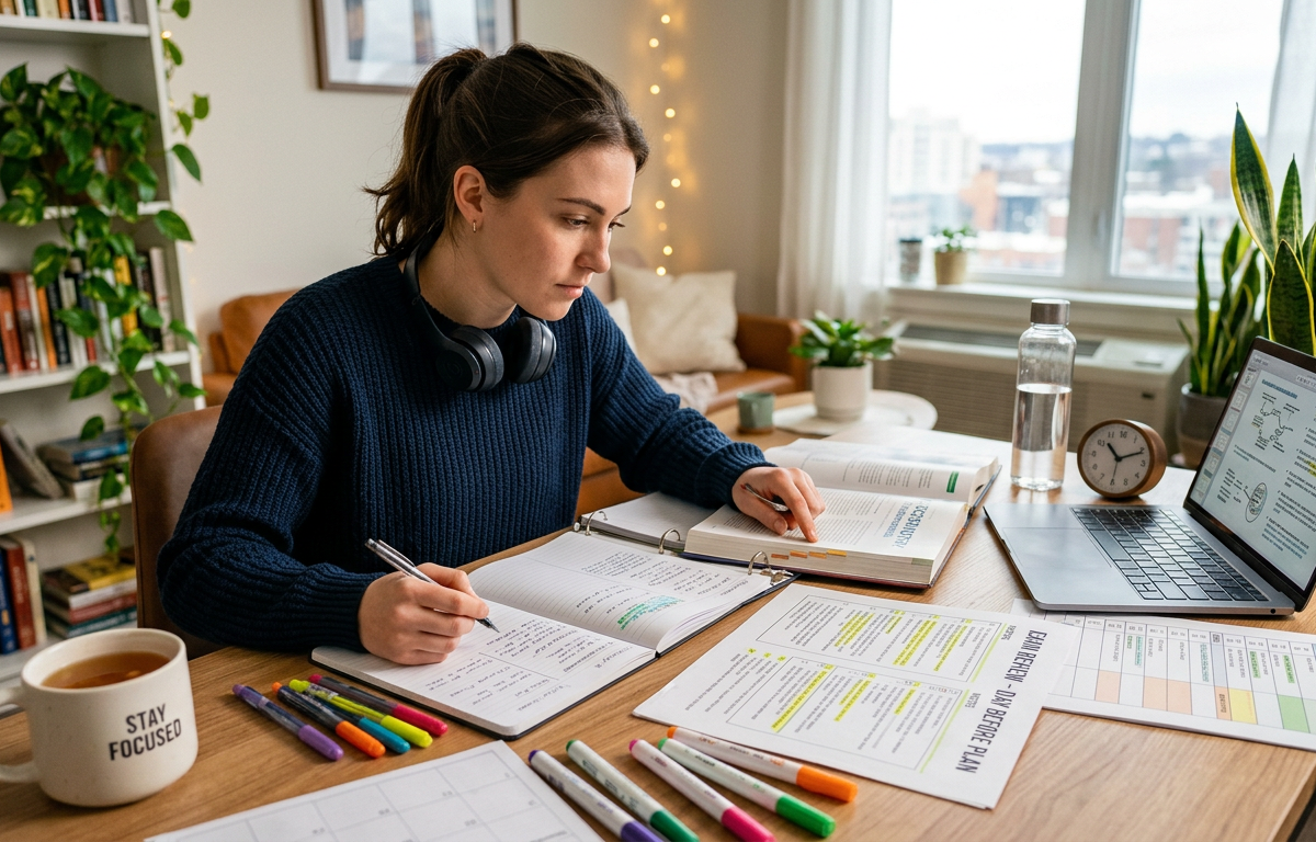 How to Study the Day Before an Exam: Proven Plan