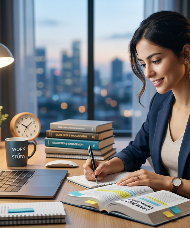 How to Study for Exams While Working Full-Time