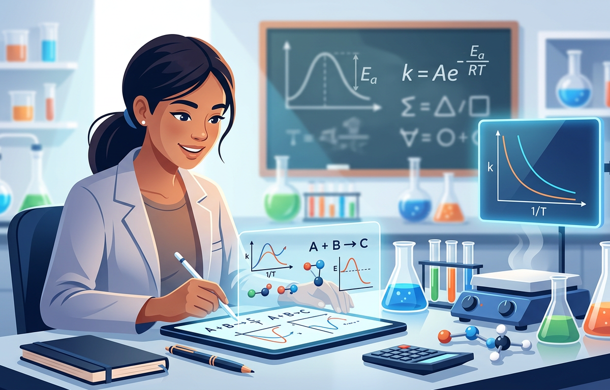 Easy Arrhenius Equation Practice Questions