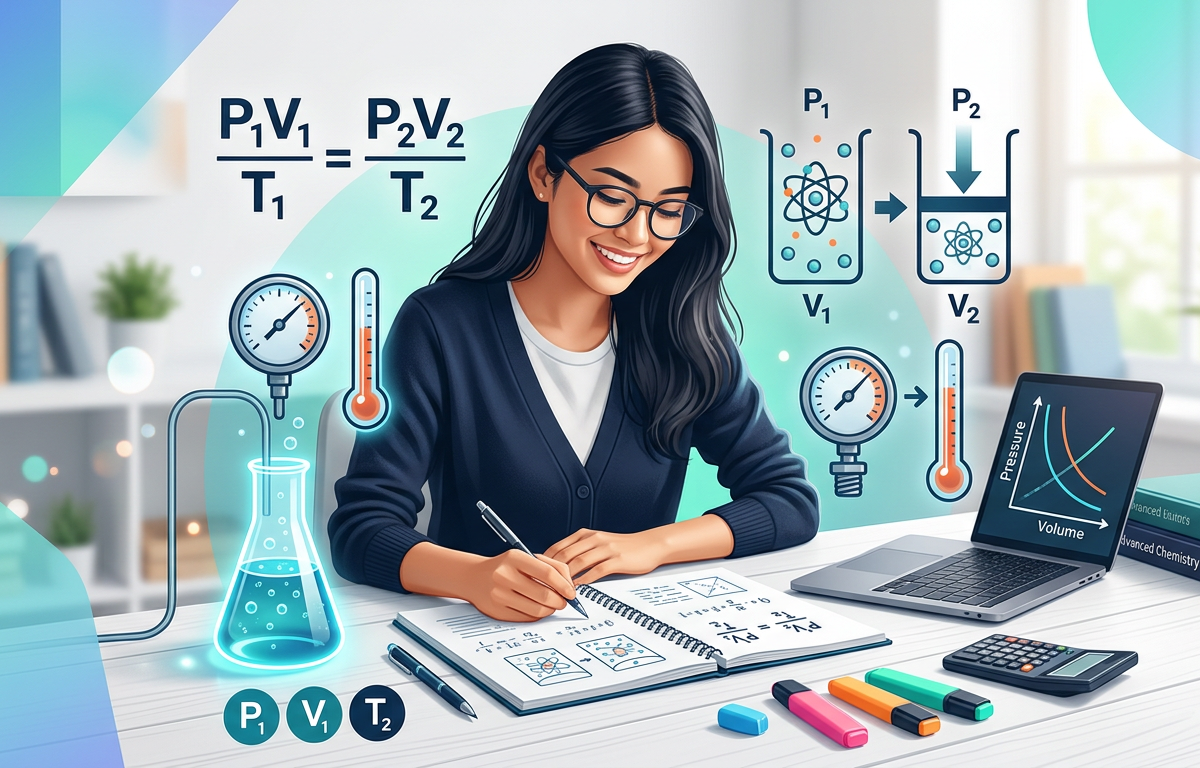 Medium Combined Gas Law Practice Questions