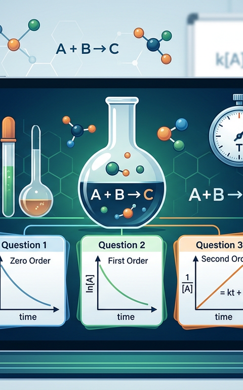 Medium Reaction Order Practice Questions