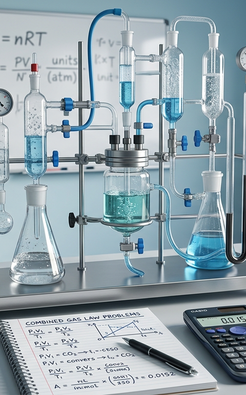 Hard Combined Gas Law Practice Questions