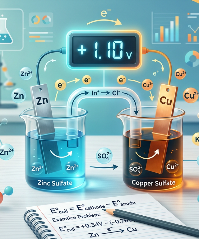 Easy Cell Potential Calculations Practice Questions