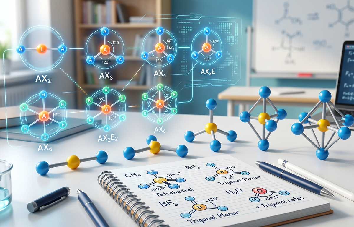 VSEPR Geometry Practice Questions with Answers