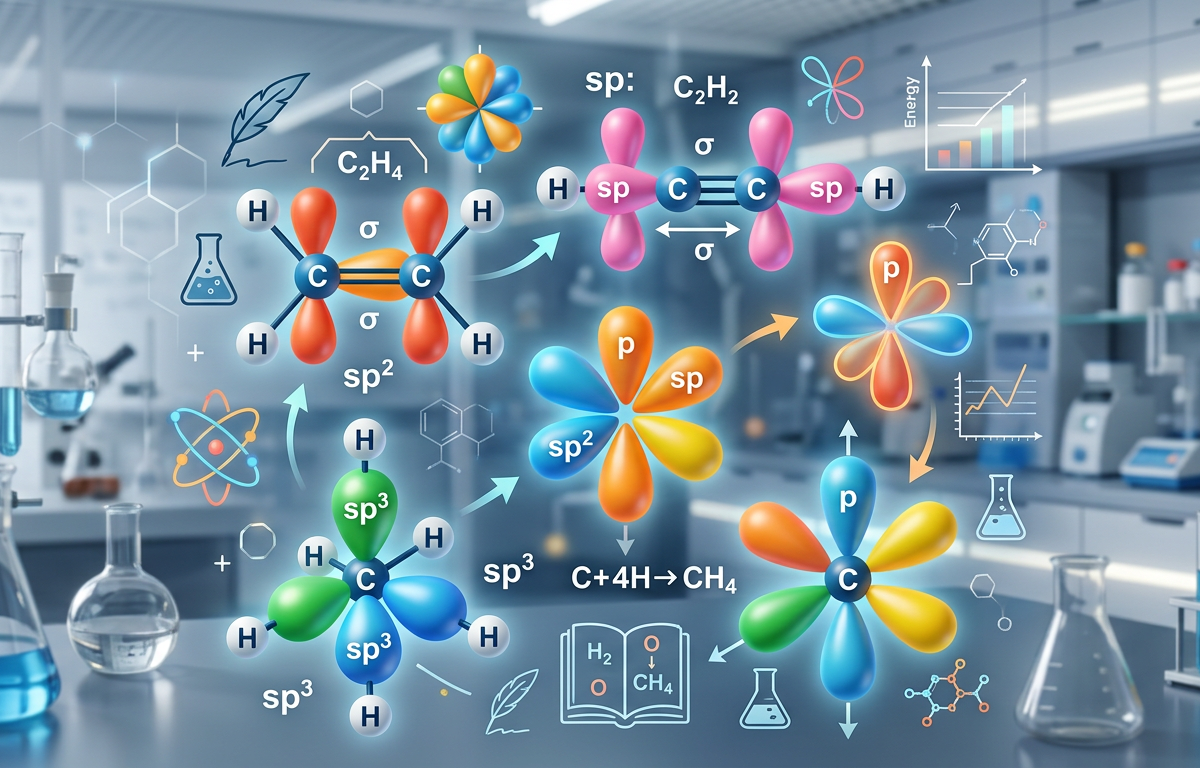 Hybridization Practice Questions with Answers