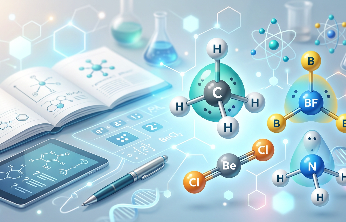 Easy VSEPR Geometry Practice Questions
