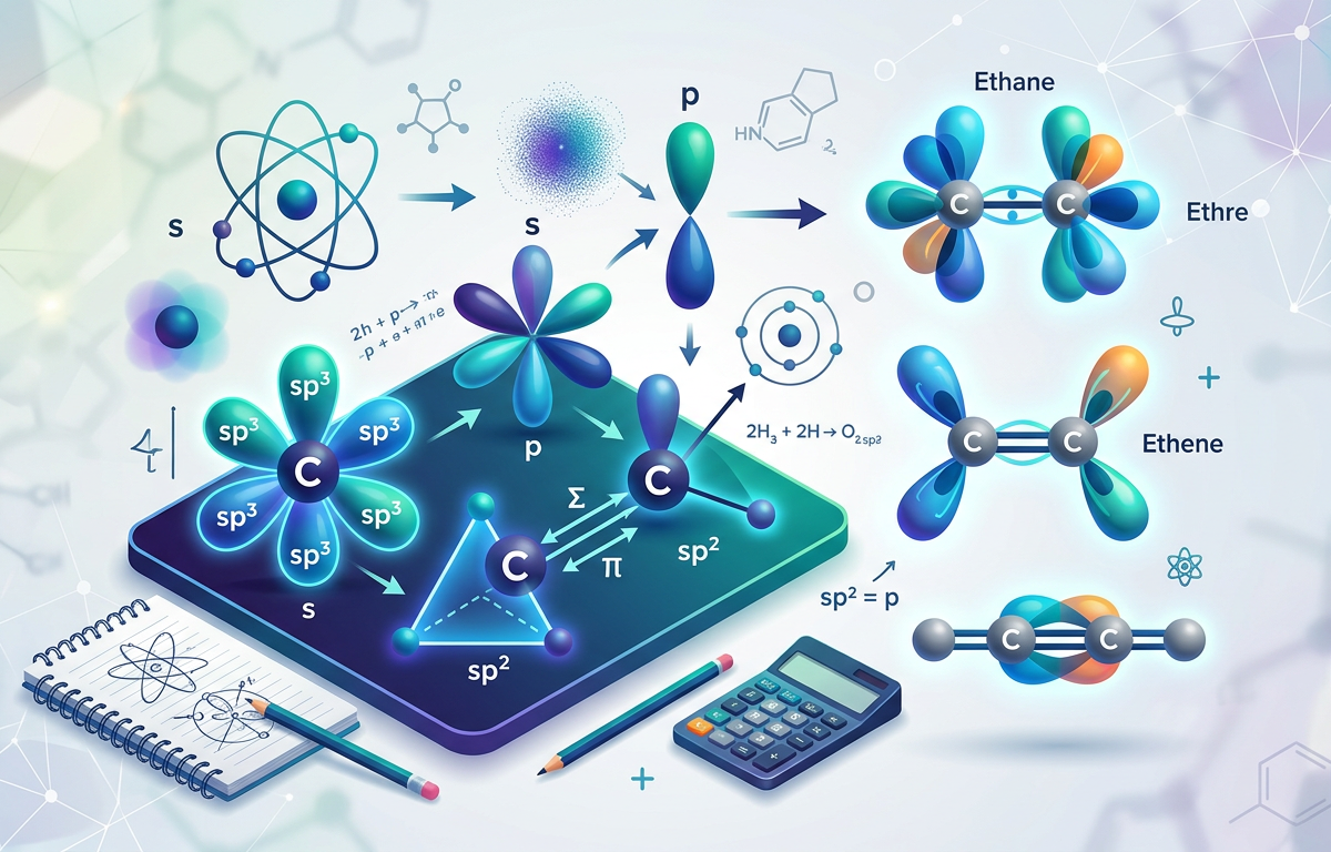 Easy Hybridization Practice Questions