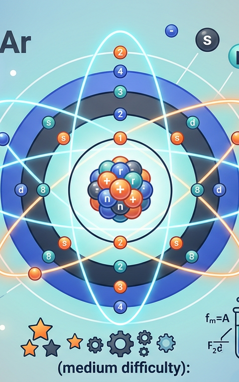 Medium Electron Configuration Practice Questions