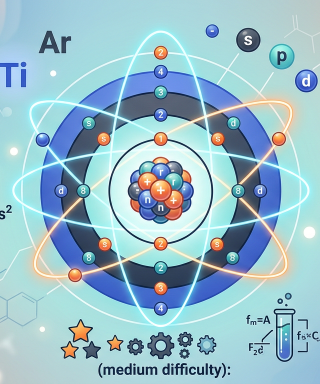 Medium Electron Configuration Practice Questions