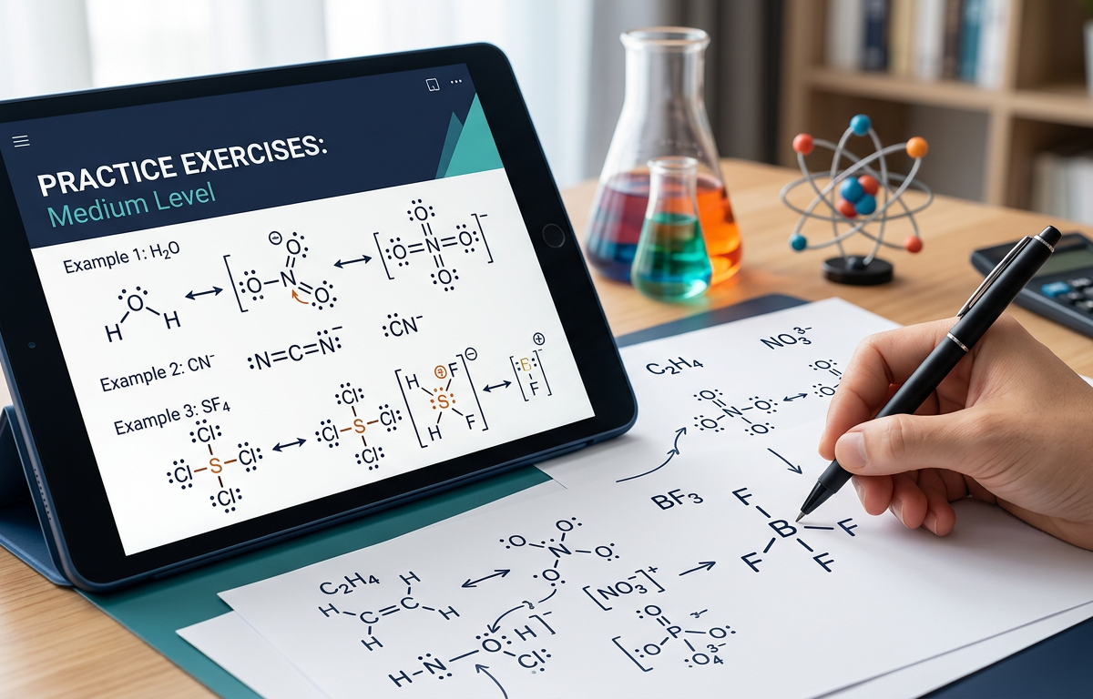 Medium Lewis Structure Practice Questions