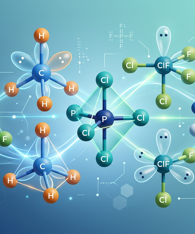 Medium VSEPR Geometry Practice Questions